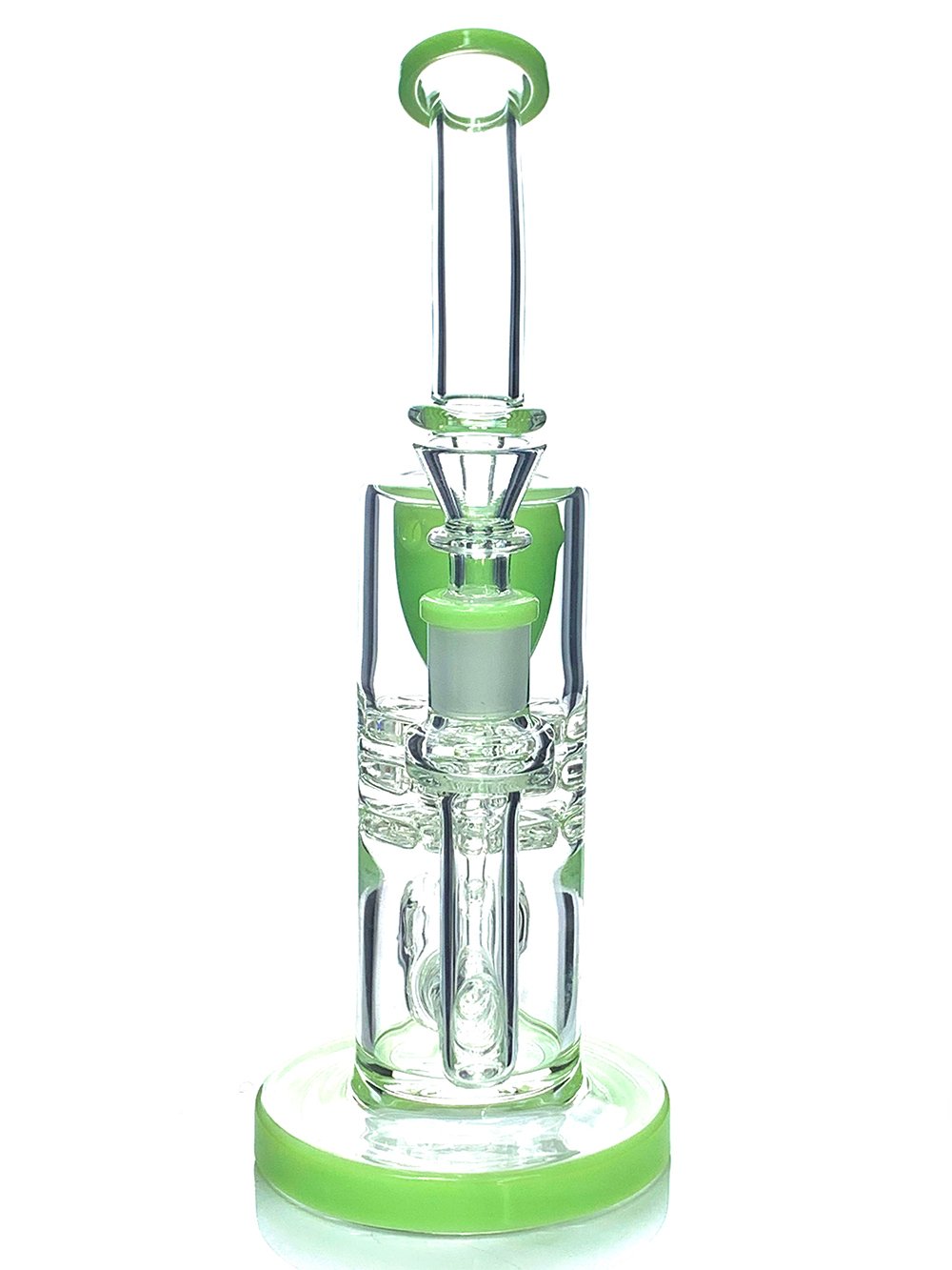 Green Slyme Barrel Bong