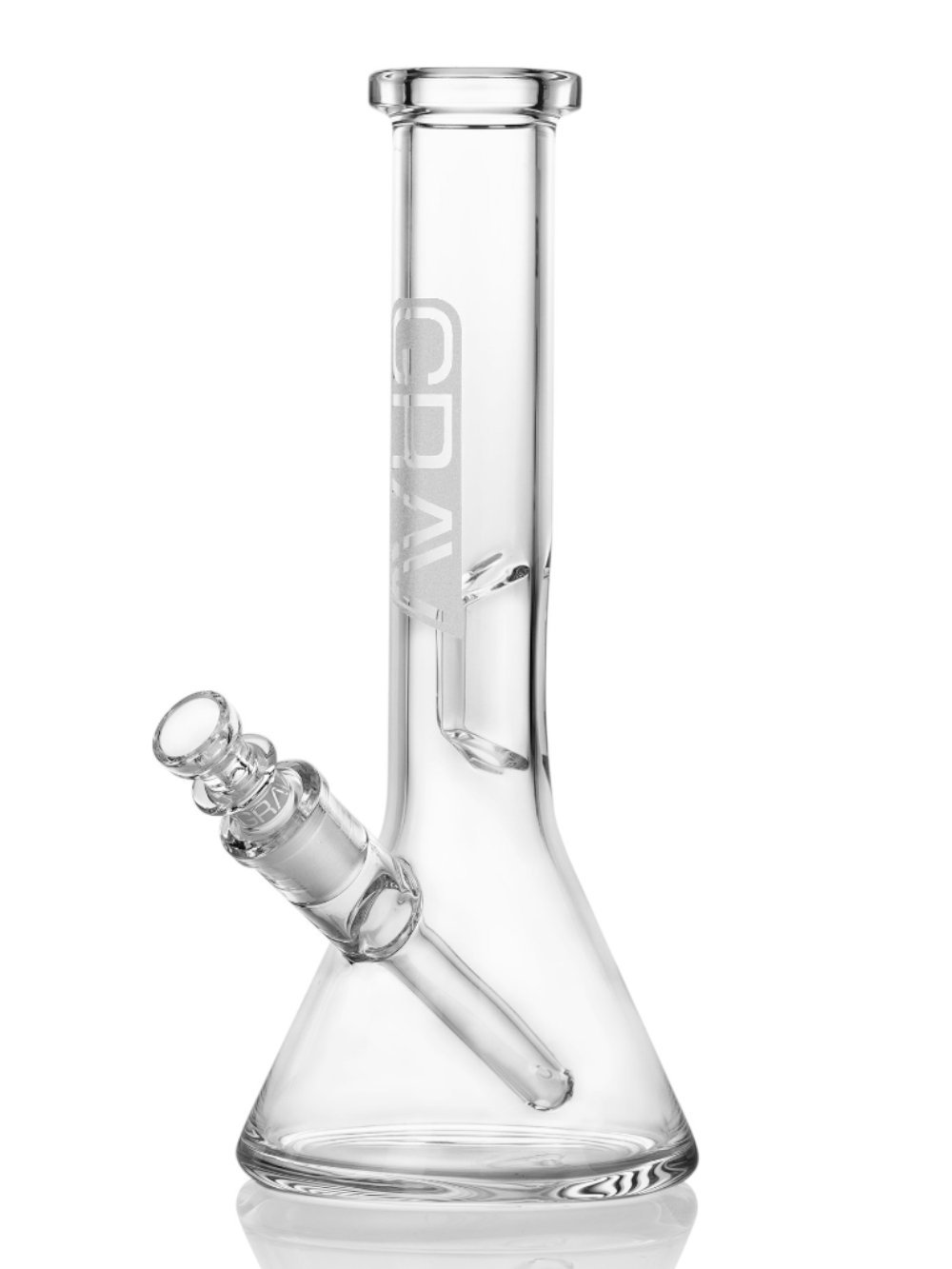Small Beaker Bong Grav Fat Buddha Glass