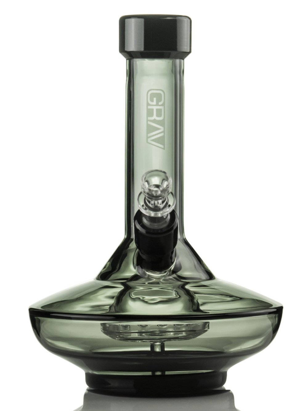 Smoke Color Wide Base Bong Fat Buddha Glass