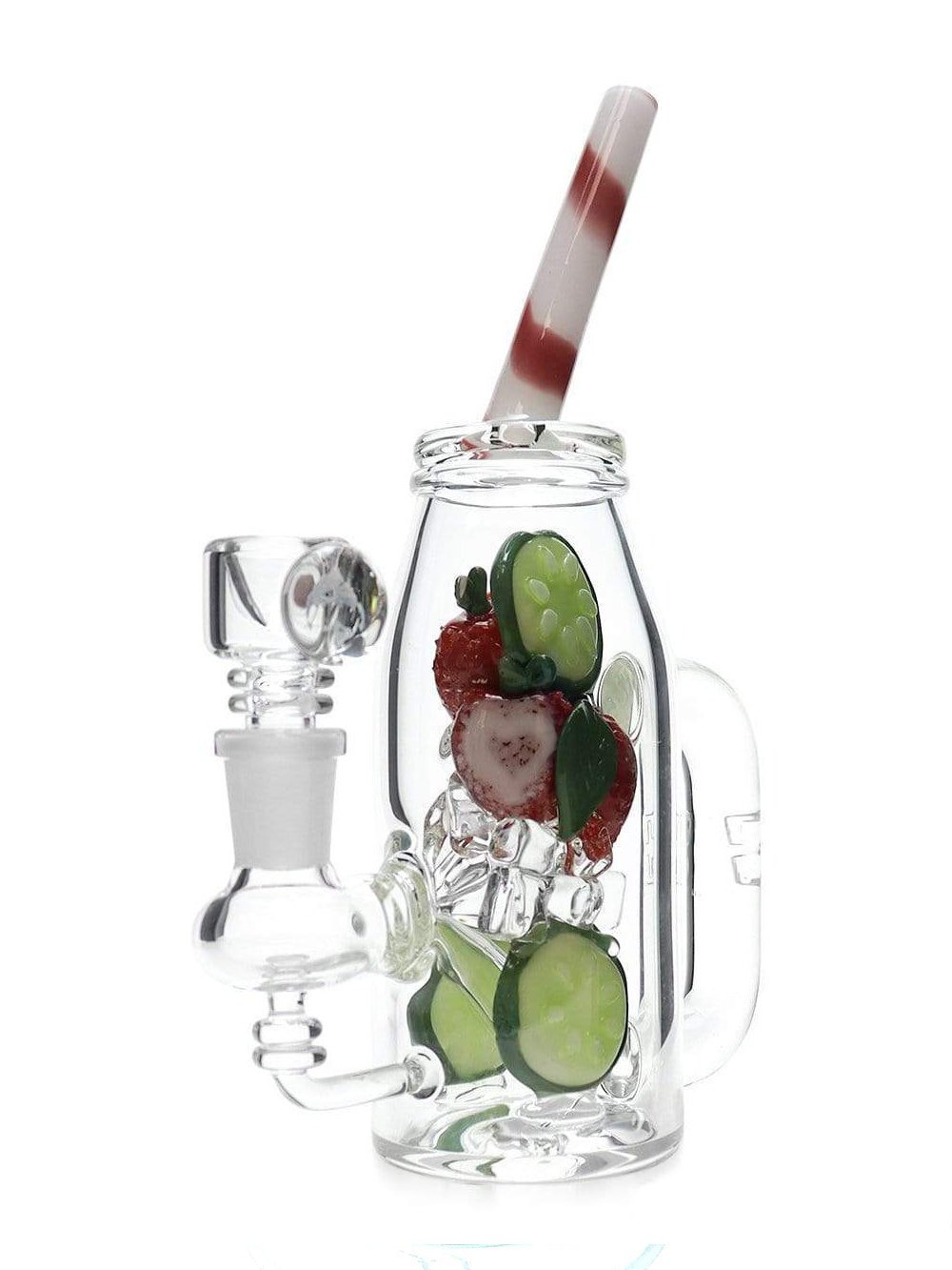 Strawberry Detox Rig Fat Buddha Glass