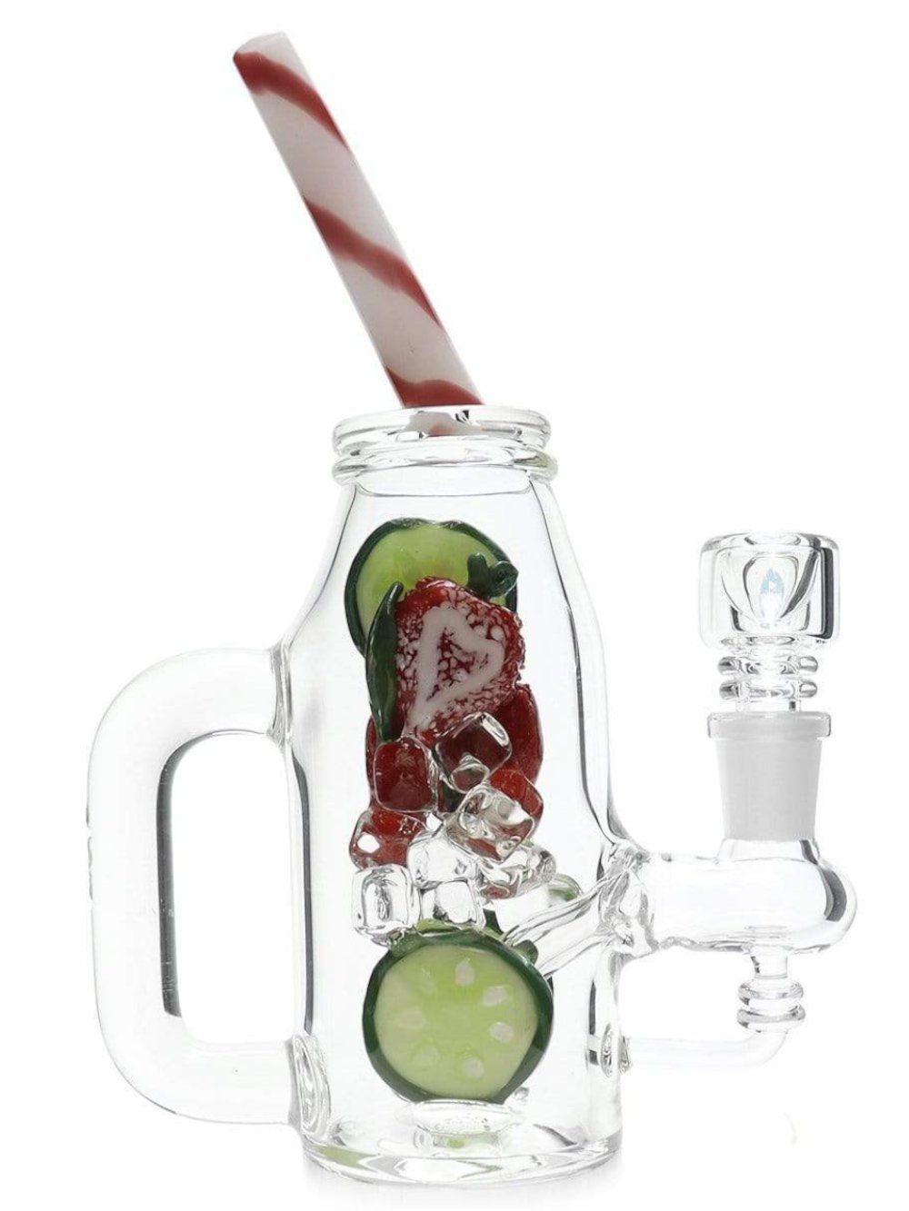 Strawberry Detox Rig Fat Buddha Glass