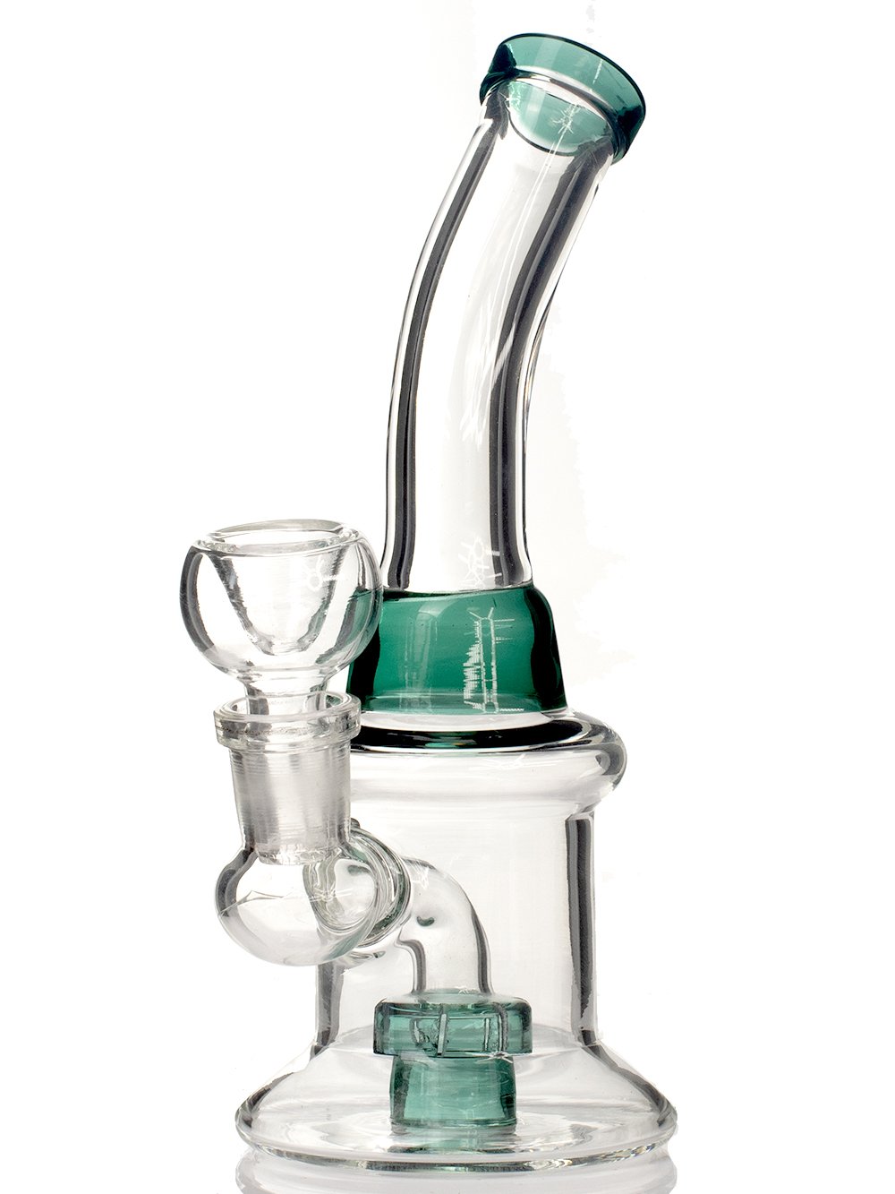 Teal 6" Mini Traveler Bong