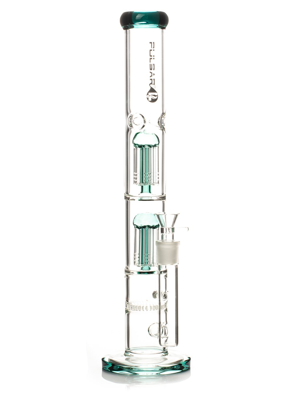 Pulsar Bong Teal Dual Jellyfish Bong