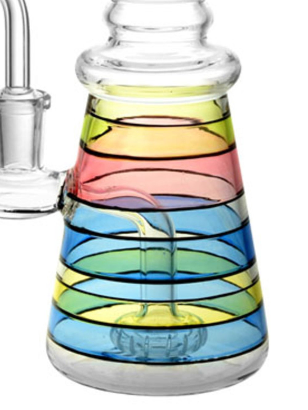 Tiered Cathedral Oil Rig Fat Buddha Glass