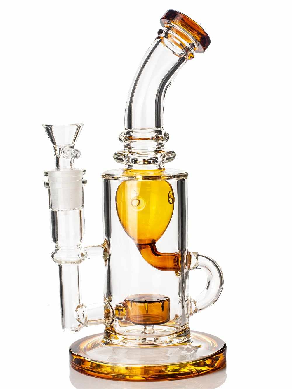 Fat Buddha Glass Bong Tinted Recycler Bong