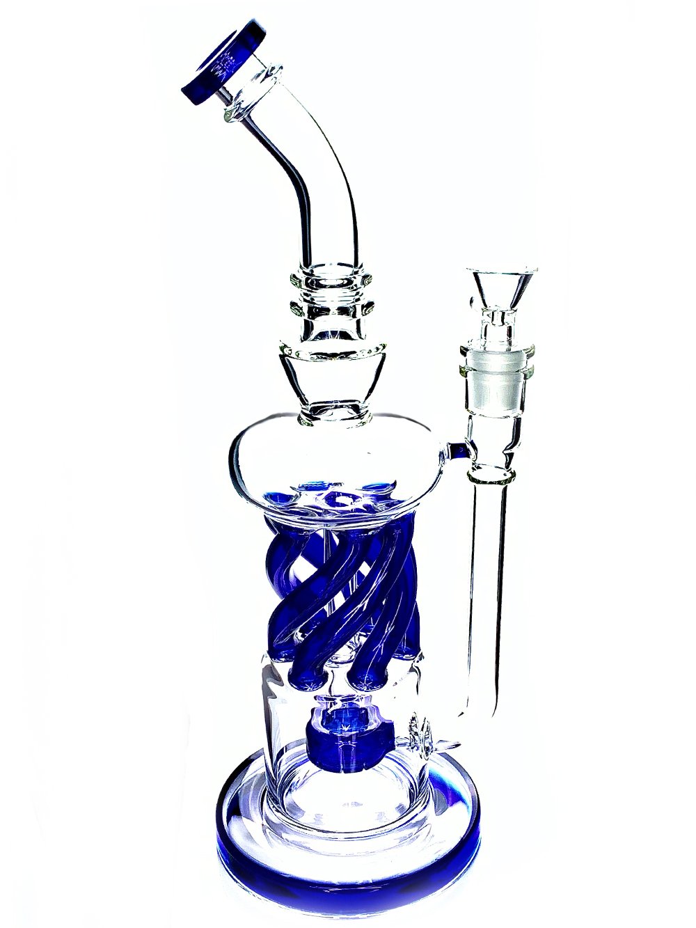 Twisted Disc Bong Fat Buddha Glass