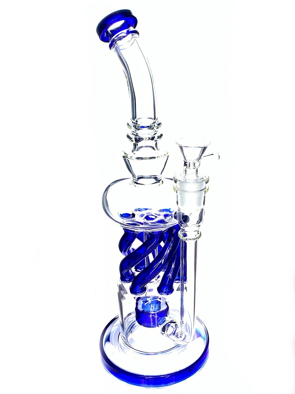 Twisted Disc Bong Fat Buddha Glass