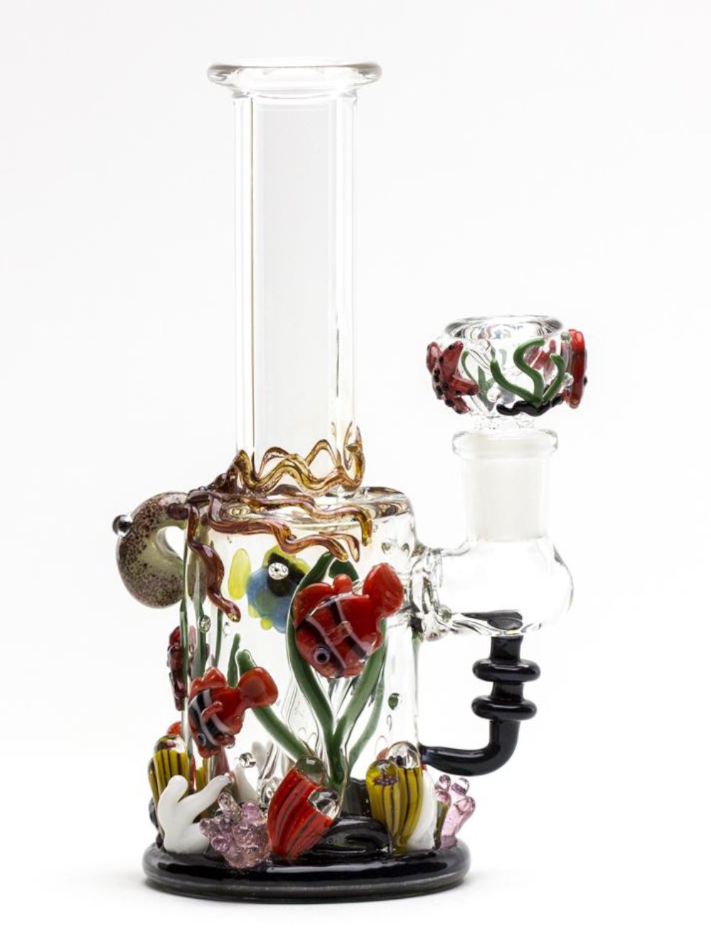 Under The Sea Ring Bong Fat Buddha Glass