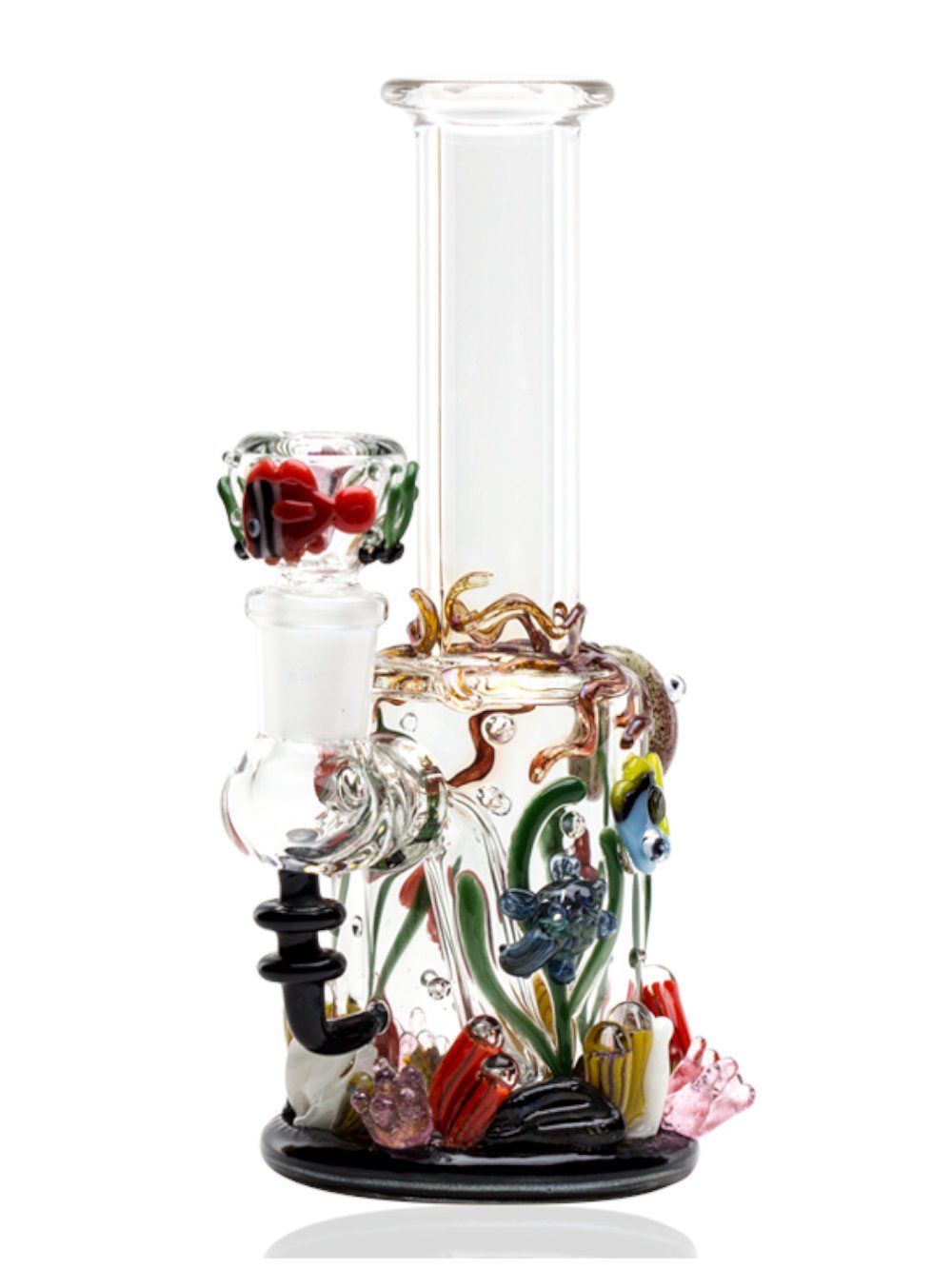 Under The Sea Ring Bong Fat Buddha Glass