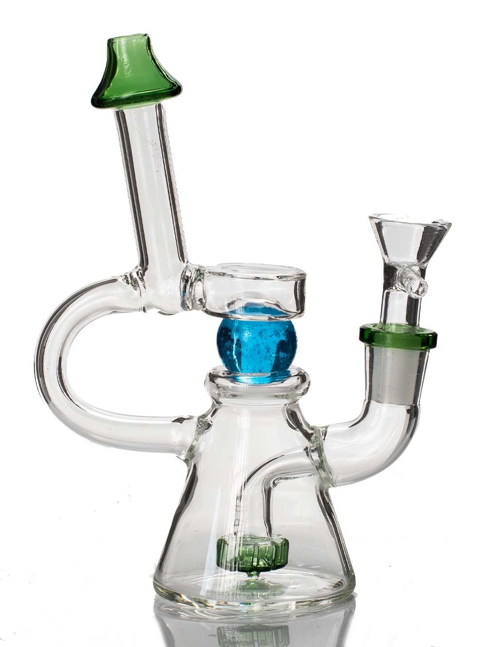 UV Marble Bong Pulsar Fat Buddha Glass