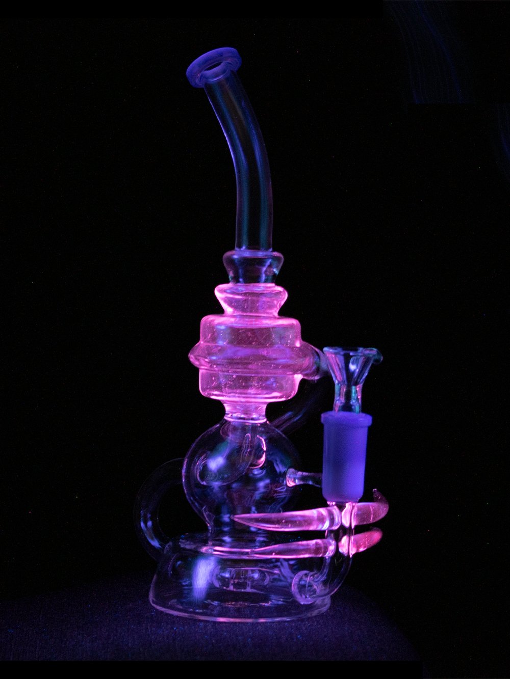UV Spike Recycler Bong
