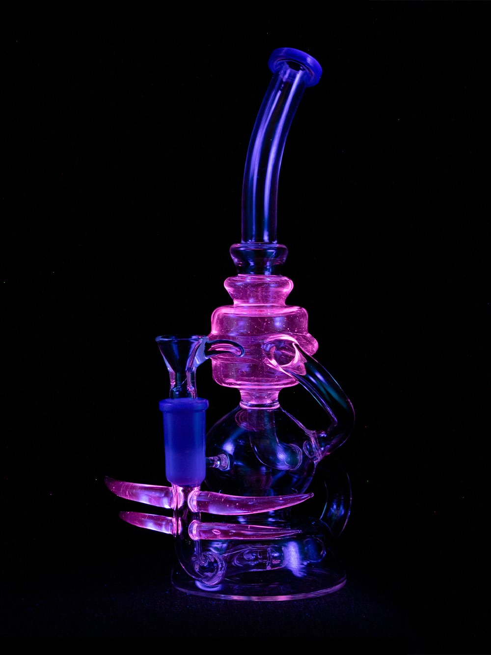 UV Spike Recycler Bong