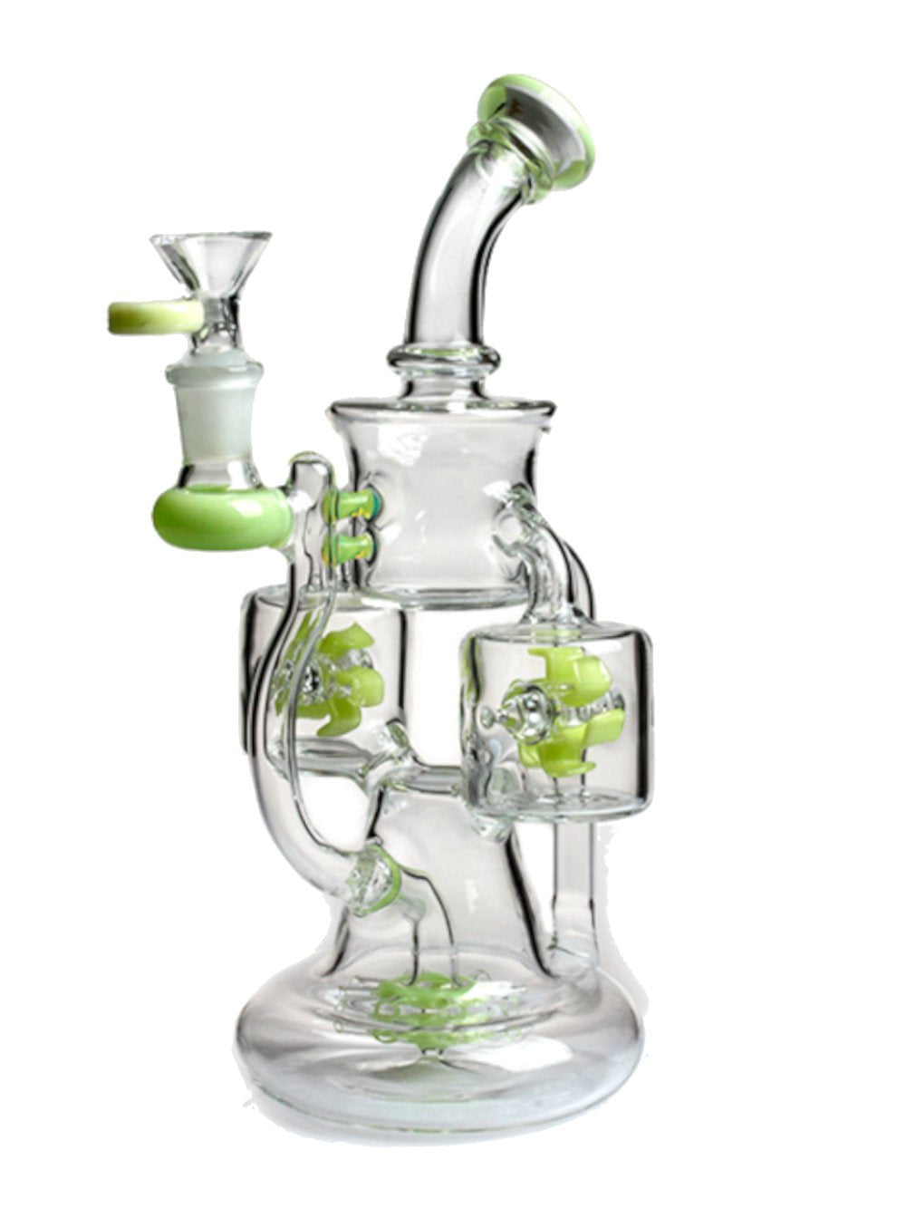 Fat Buddha Glass Bong Water Mill Recycler
