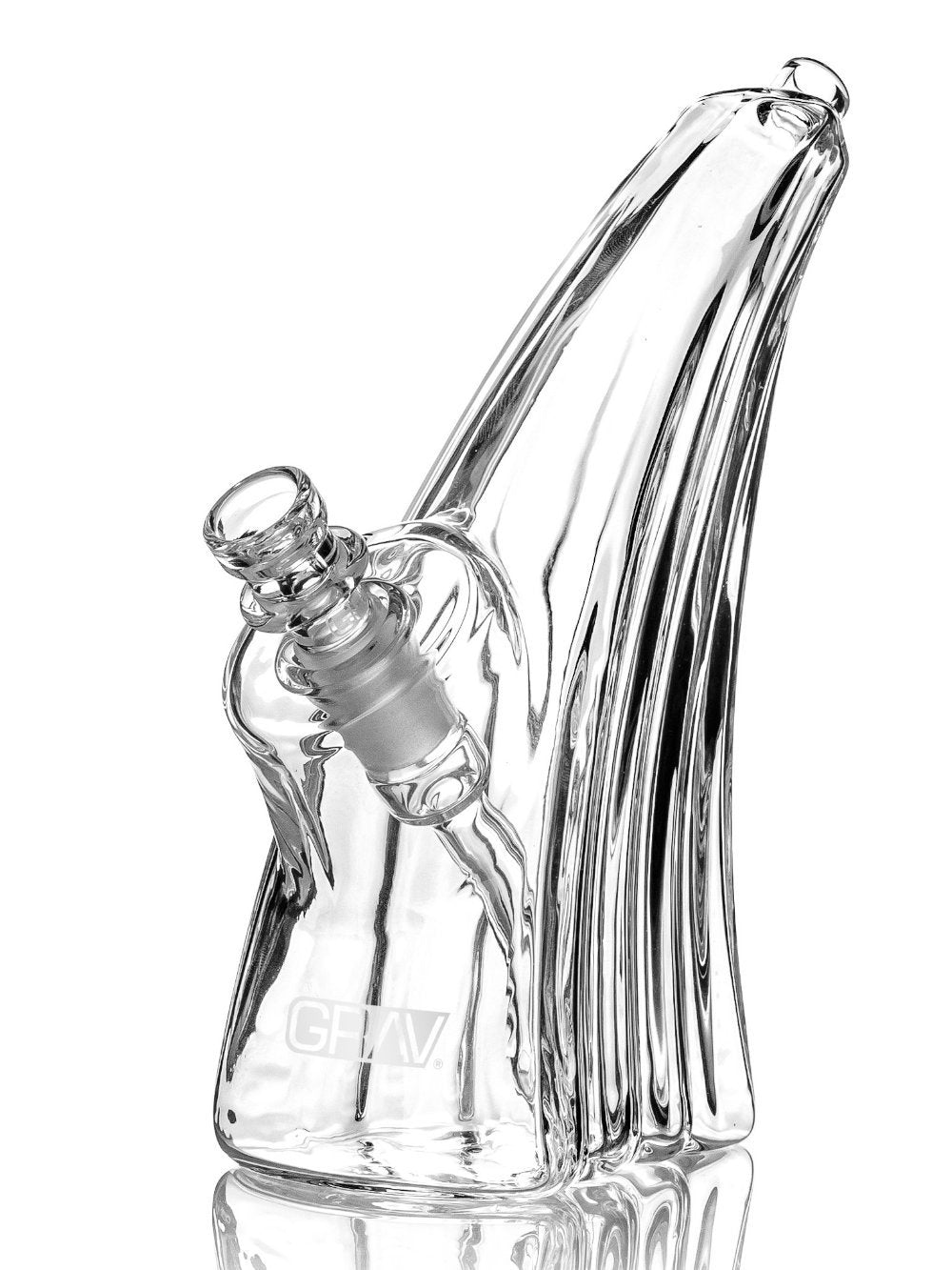 Wave Bubbler Grav Bong Fat Buddha Glass