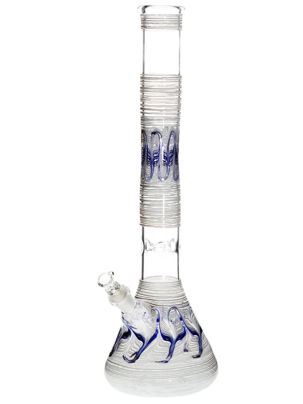 Wrap & Rake Beaker Bong Fat Buddha Glass