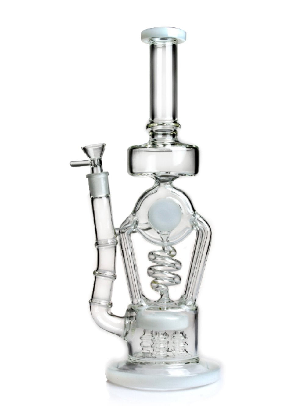 Fat Buddha Glass Bong White E=THC Bong