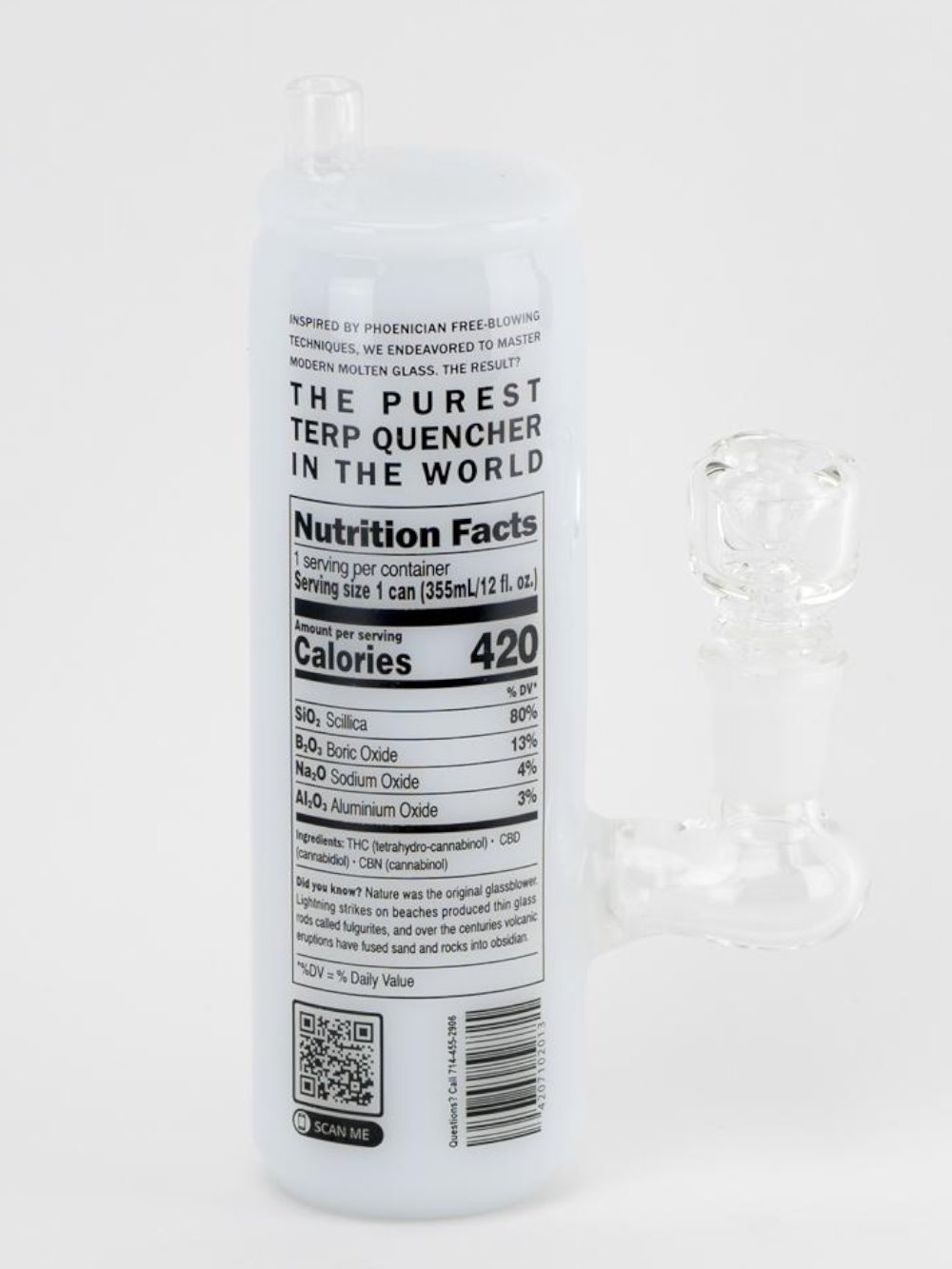 Empire Glassworks Bong White Paw Mini Rig