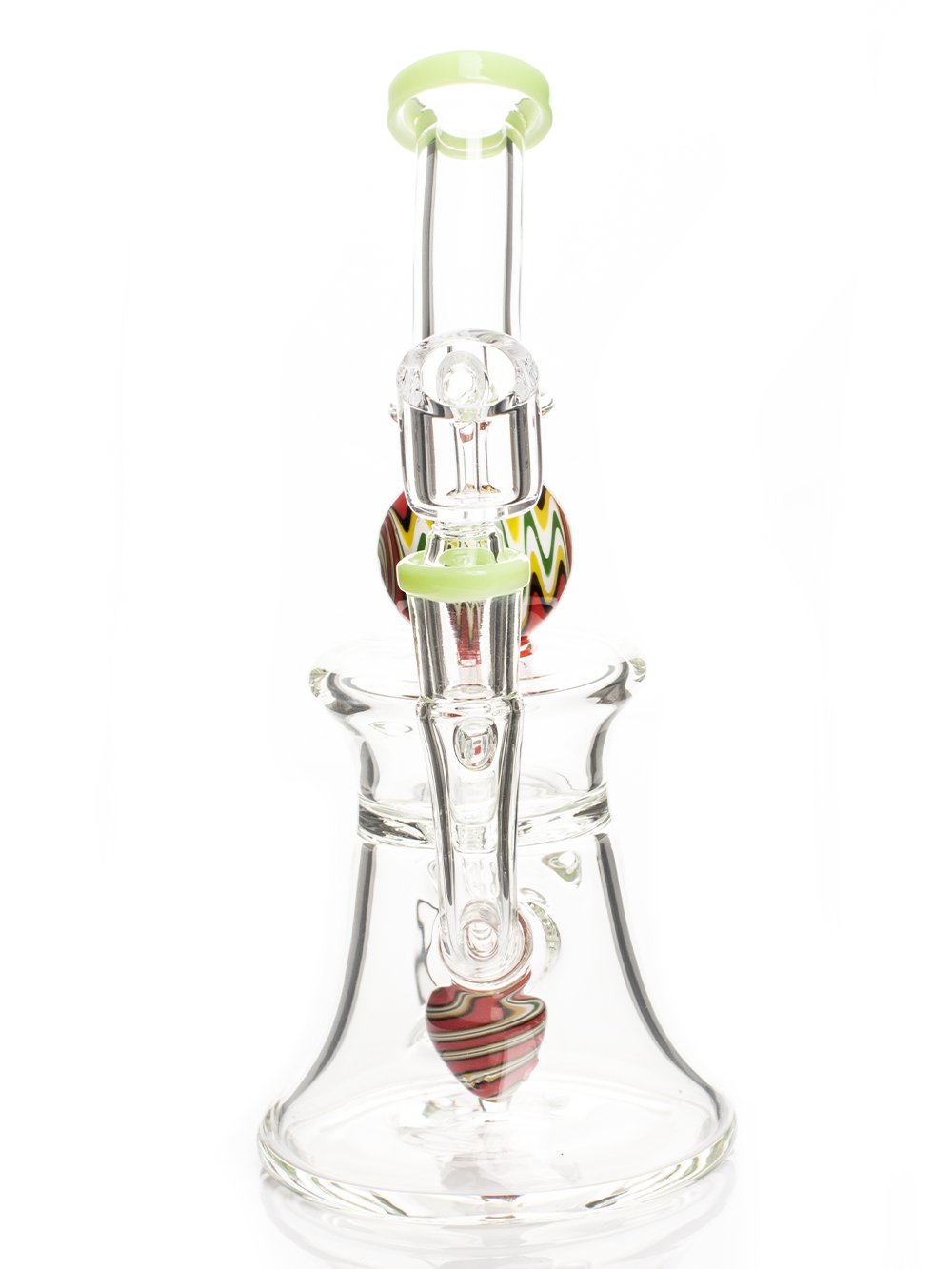 Fat Buddha Glass Bong Wig Wag Dab Rig