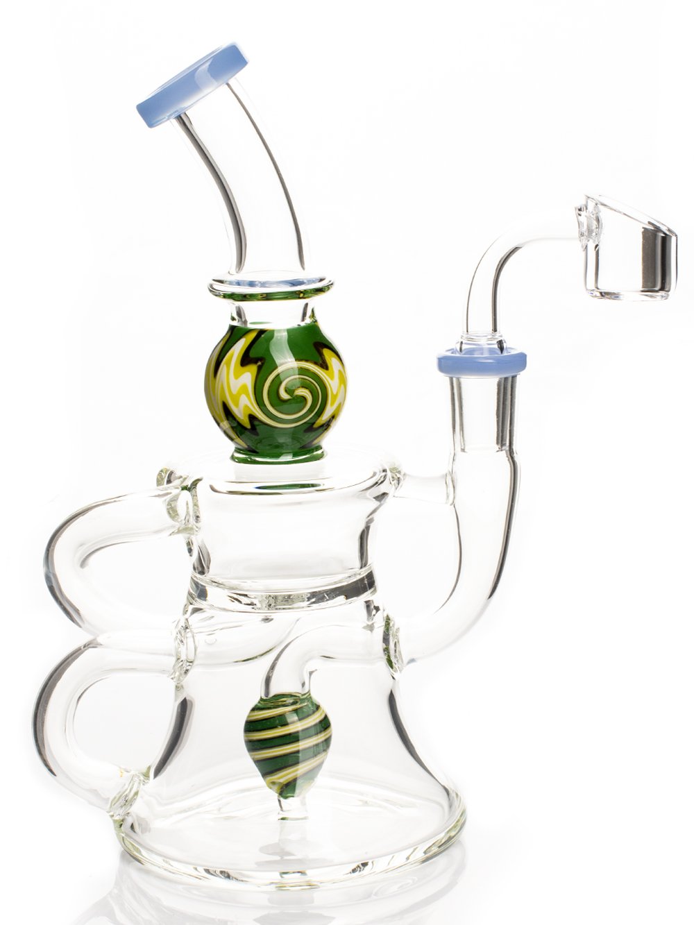 Fat Buddha Glass Bong Wig Wag Dab Rig