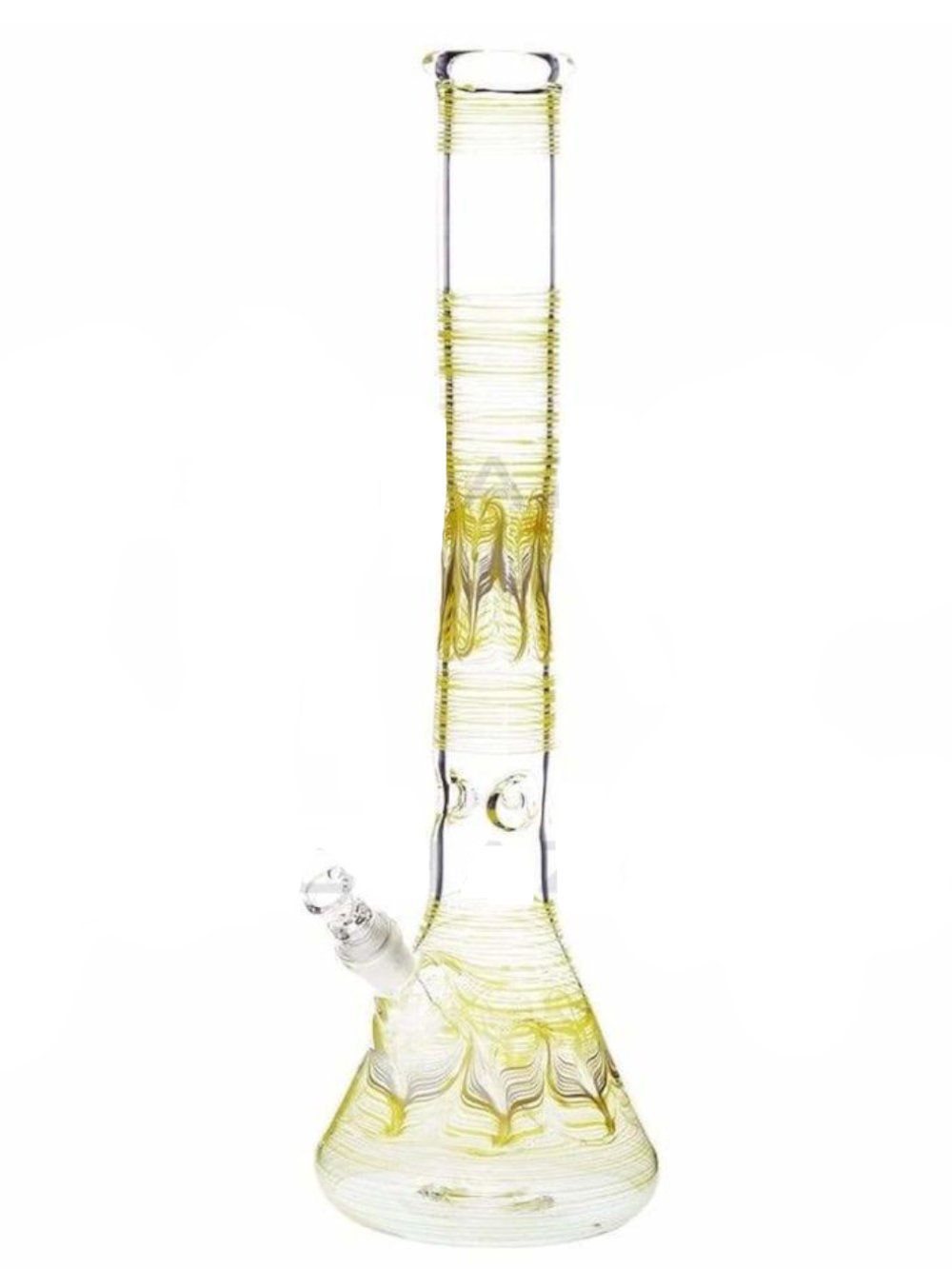 Wrap & Rake Beaker Bong Fat Buddha Glass
