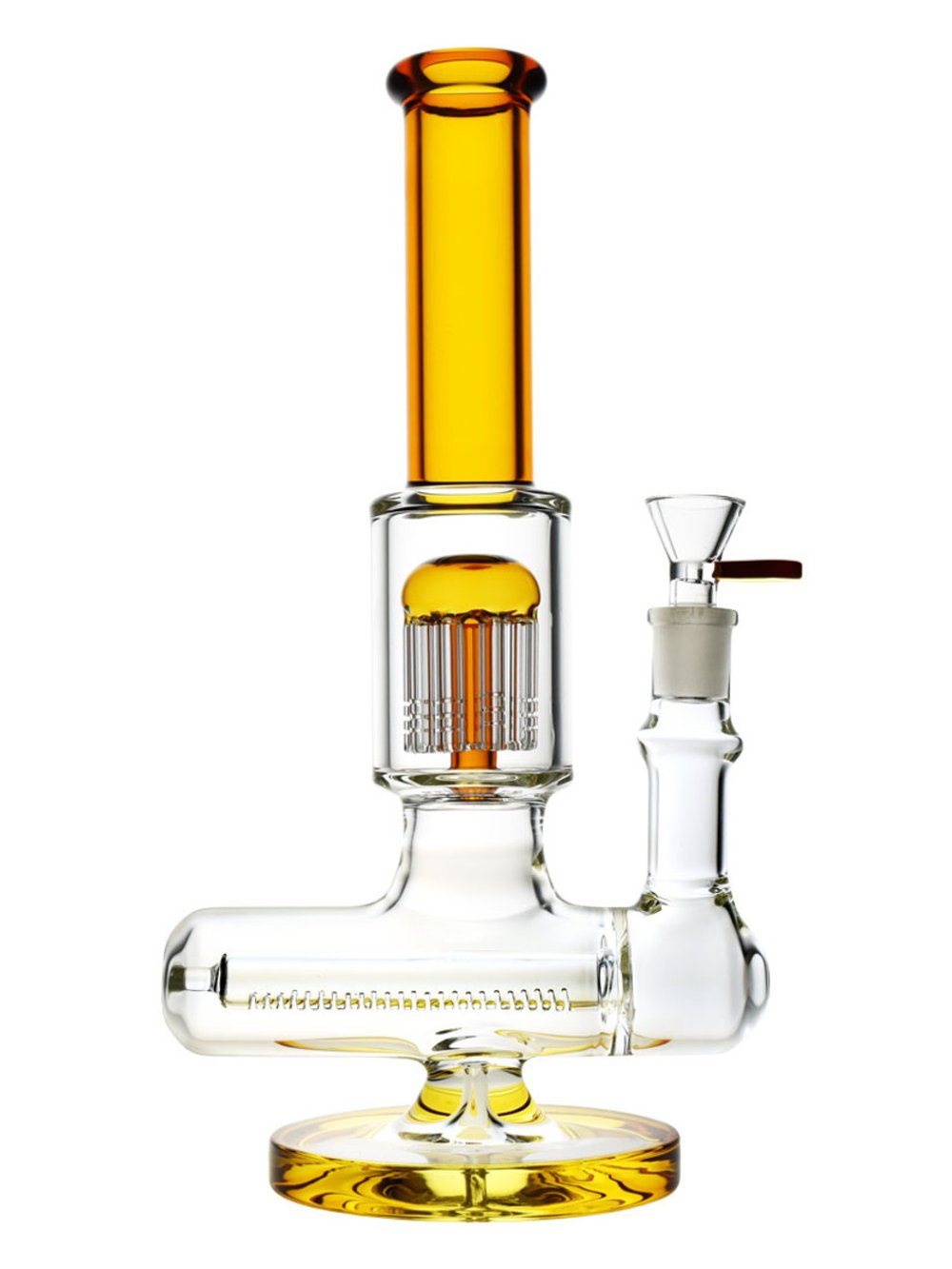 Jellyfish Inline Bong Fat Buddha Glass