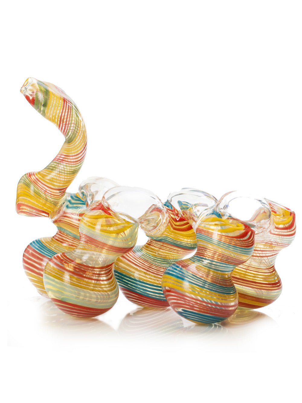 Fat Buddha Glass Bubbler 5 Chamber Bubbler Pipe