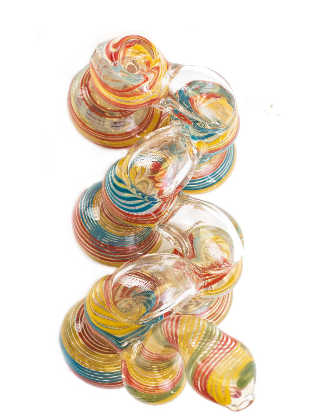 Fat Buddha Glass Bubbler 5 Chamber Bubbler Pipe