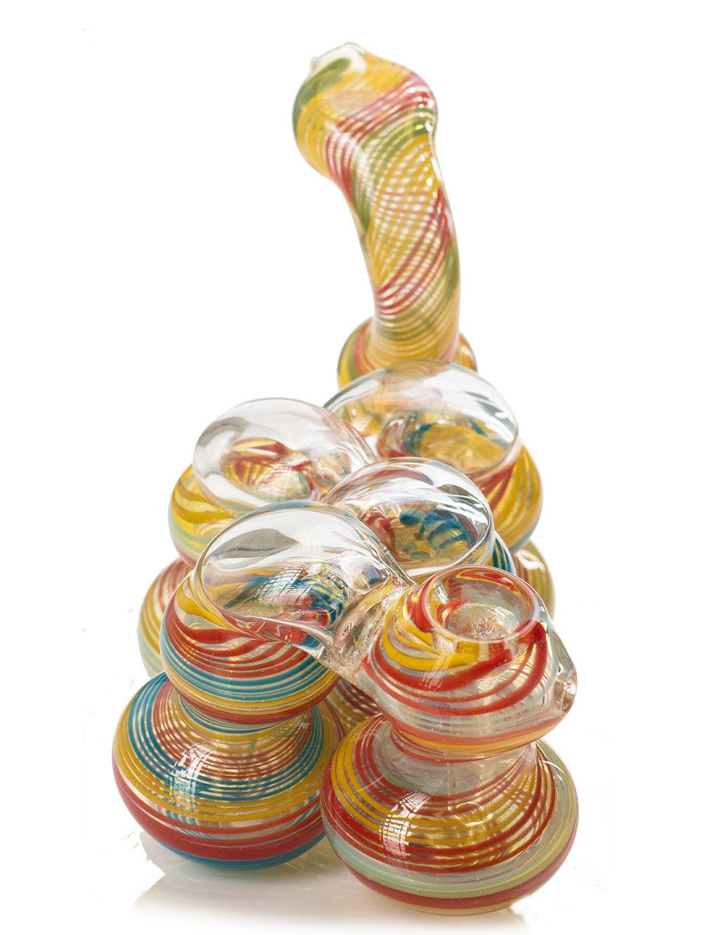 Fat Buddha Glass Bubbler 5 Chamber Bubbler Pipe