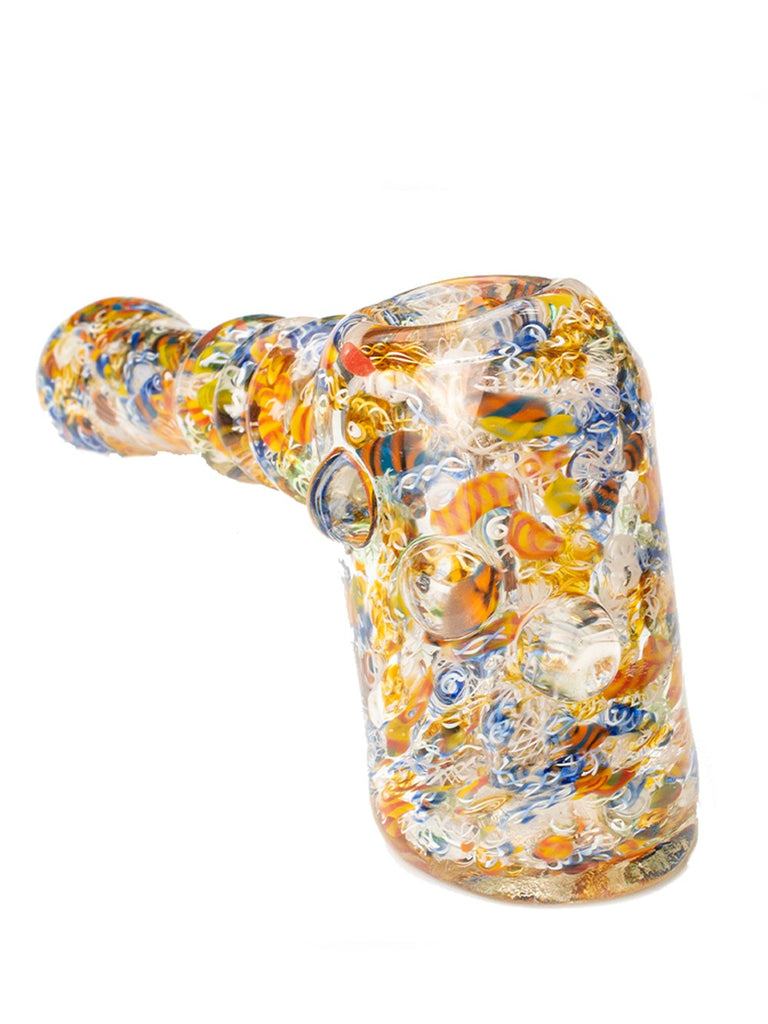 Fat Buddha Glass Bubbler Confetti Hammer Bubbler
