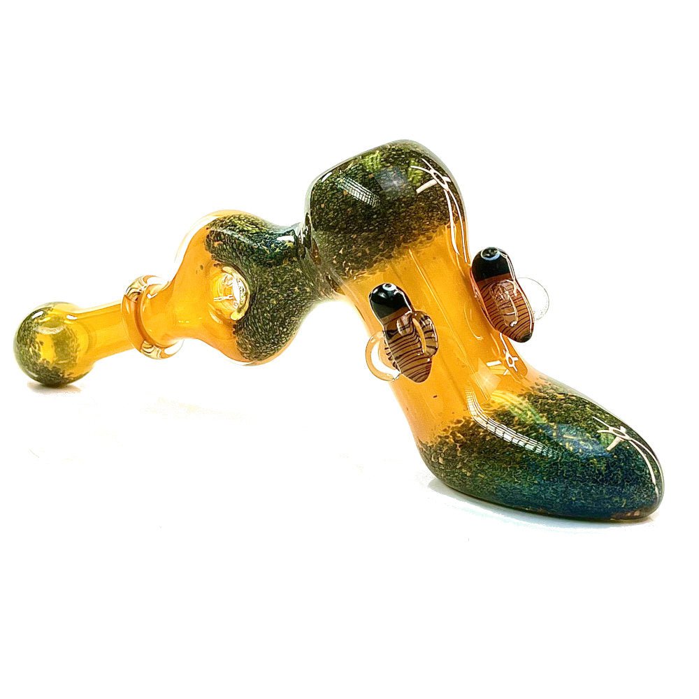 Fat Buddha Glass Bubbler Honey Bee Bubbler Pipe