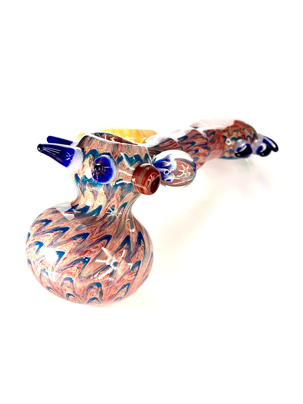 Horny Rose Hammer Bubbler Fat Buddha Glass