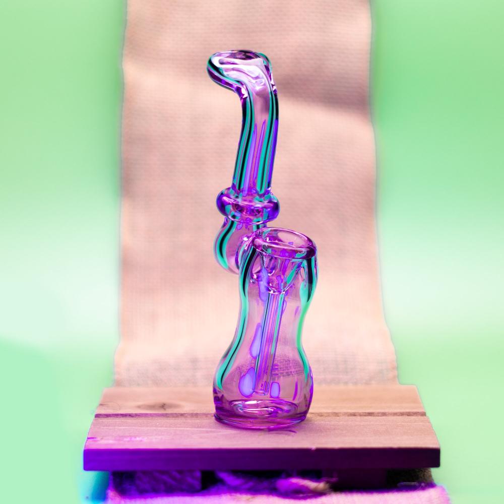 Fat Buddha Glass Bubbler Purple Passion Bubbler