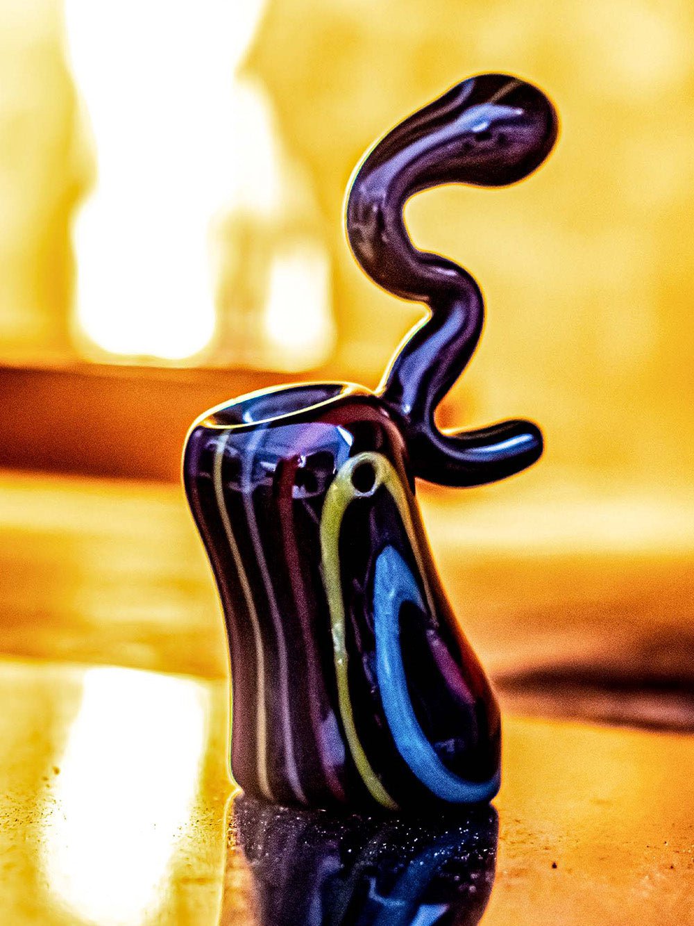 Fat Buddha Glass Bubbler Starburst Bubbler