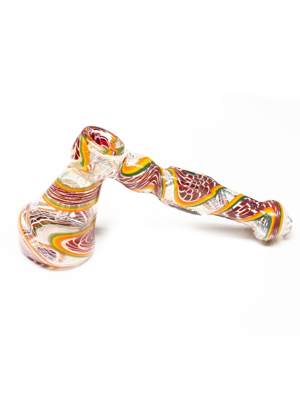 Stone Face MOAI Hammer Bubbler Fat Budha Glass