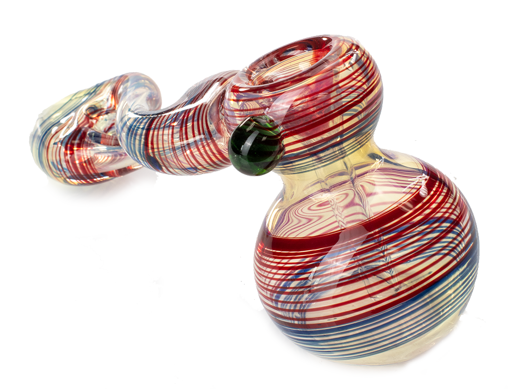 Twisted Body Bubbler Fat Buddha Glass