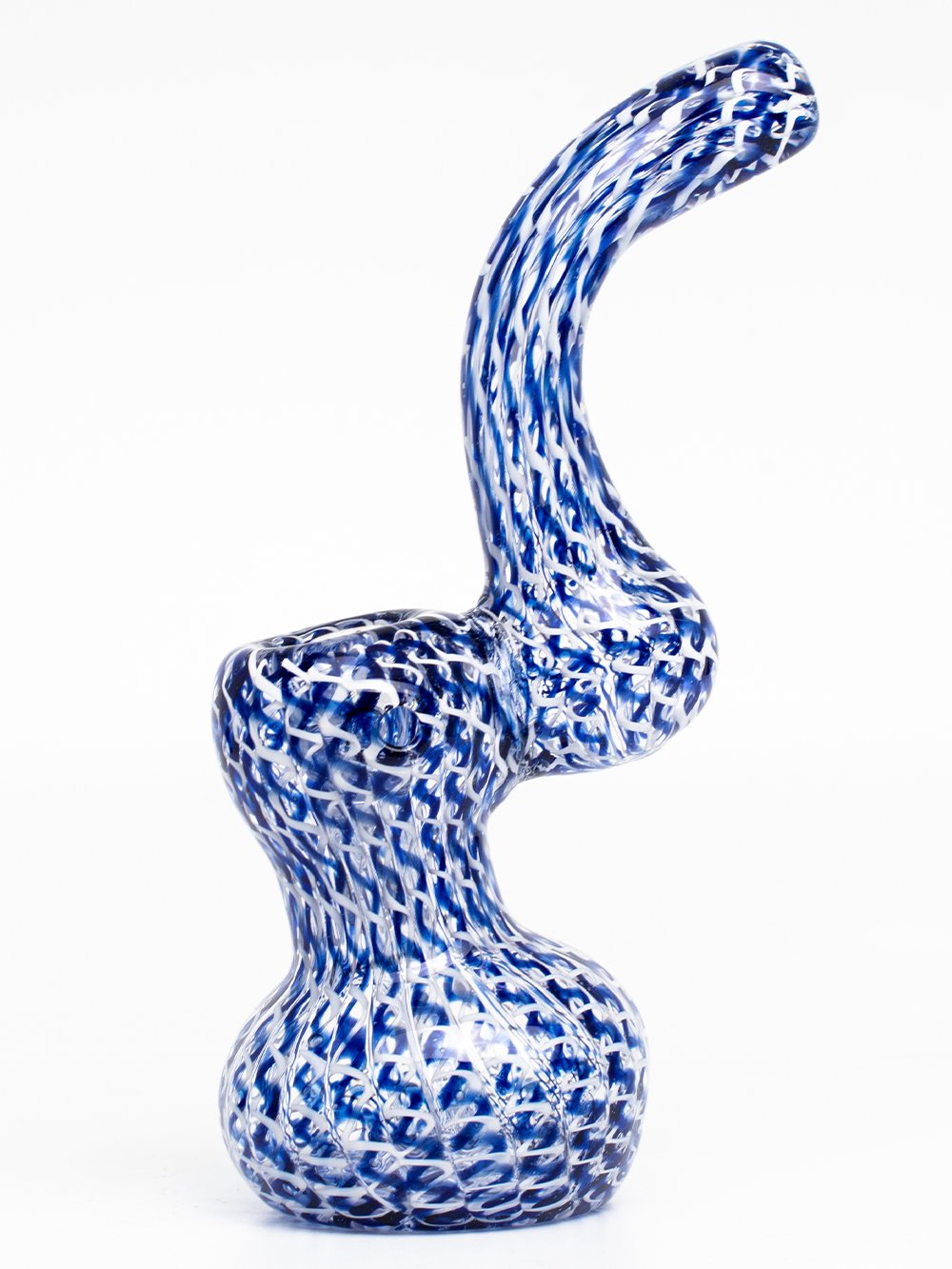 Fat Buddha Glass Bubbler Twisted Cane Bubbler