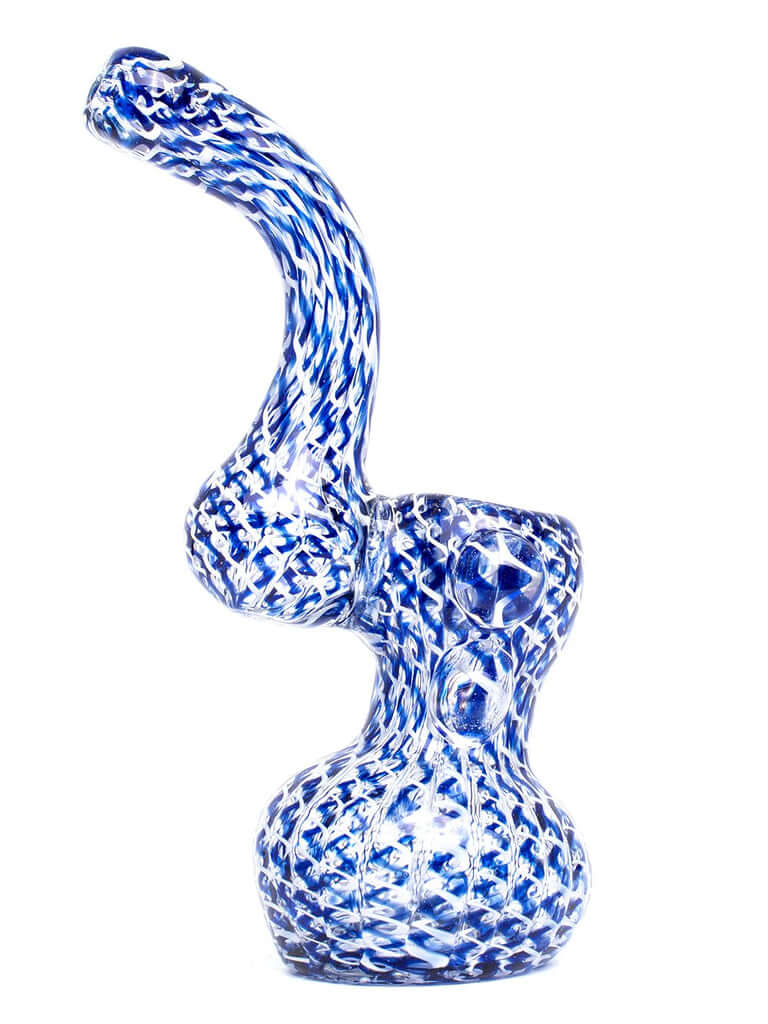 Fat Buddha Glass Bubbler Twisted Cane Bubbler