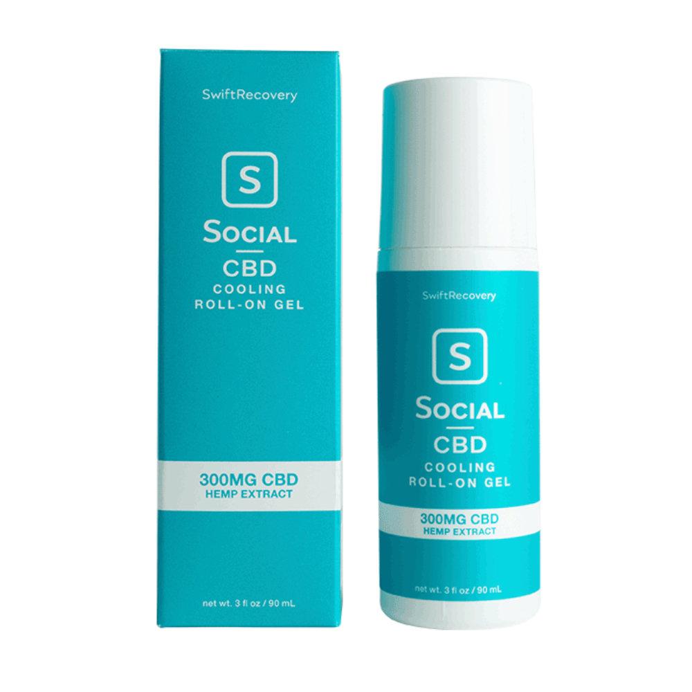Social CBD CBD CBD Cooling Roll-On Gel