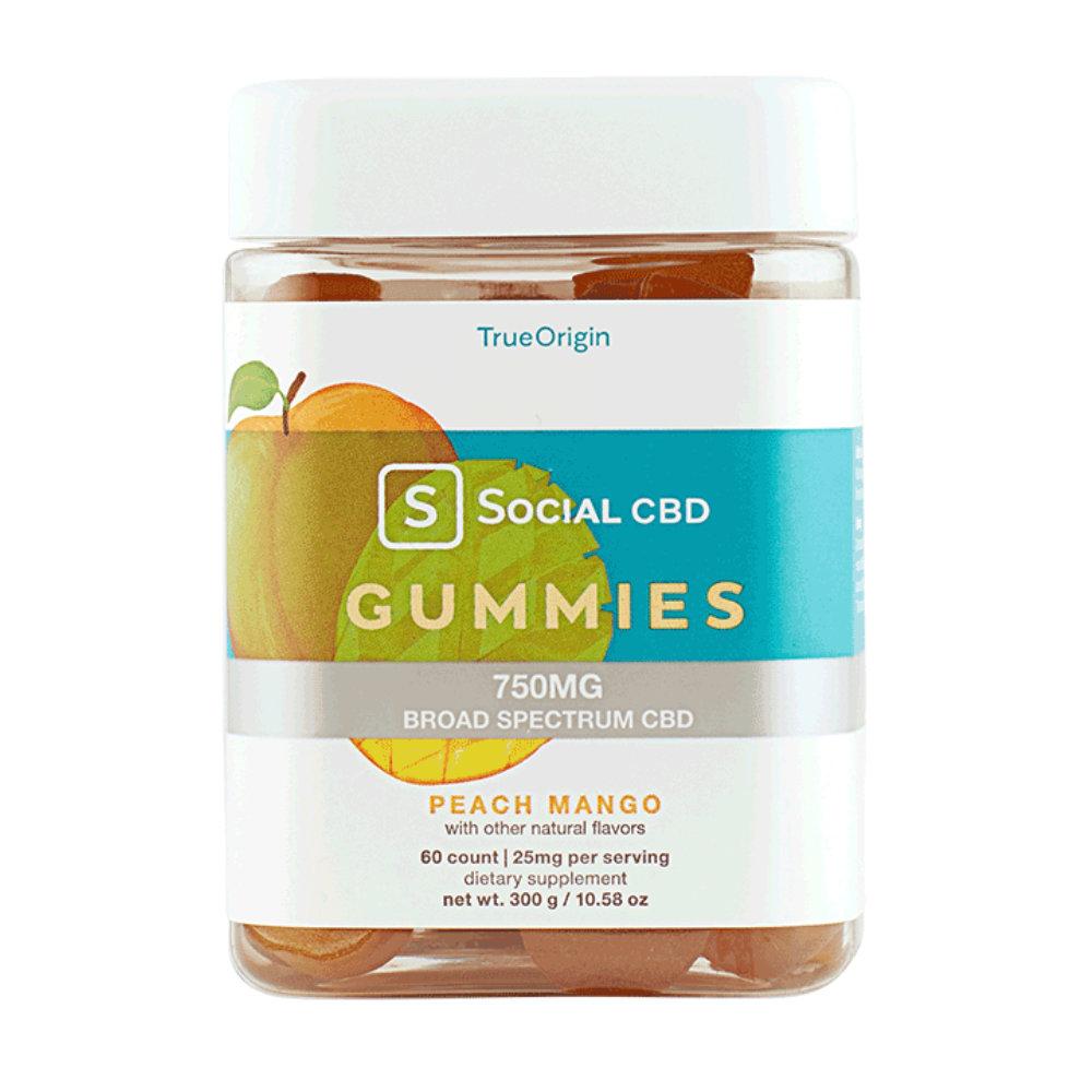 CBD Gummies Peach Mango by Social CBD