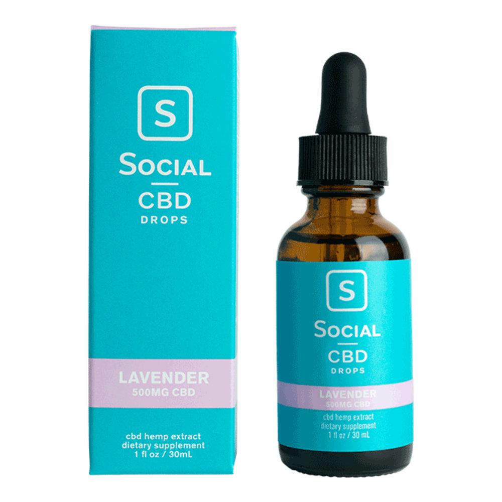 CBD Lavender Drops 500mg from Social CBD