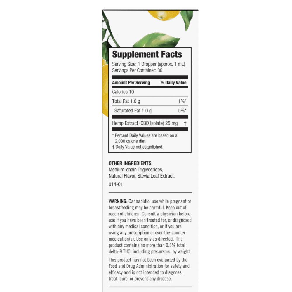 Martha Stewart CBD CBD Oil Drops Lemon 750mg