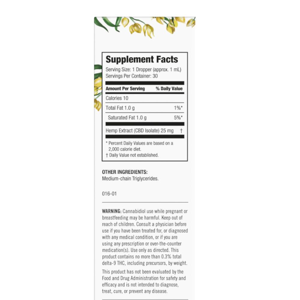 Martha Stewart CBD CBD Oil Drops Natural 750mg