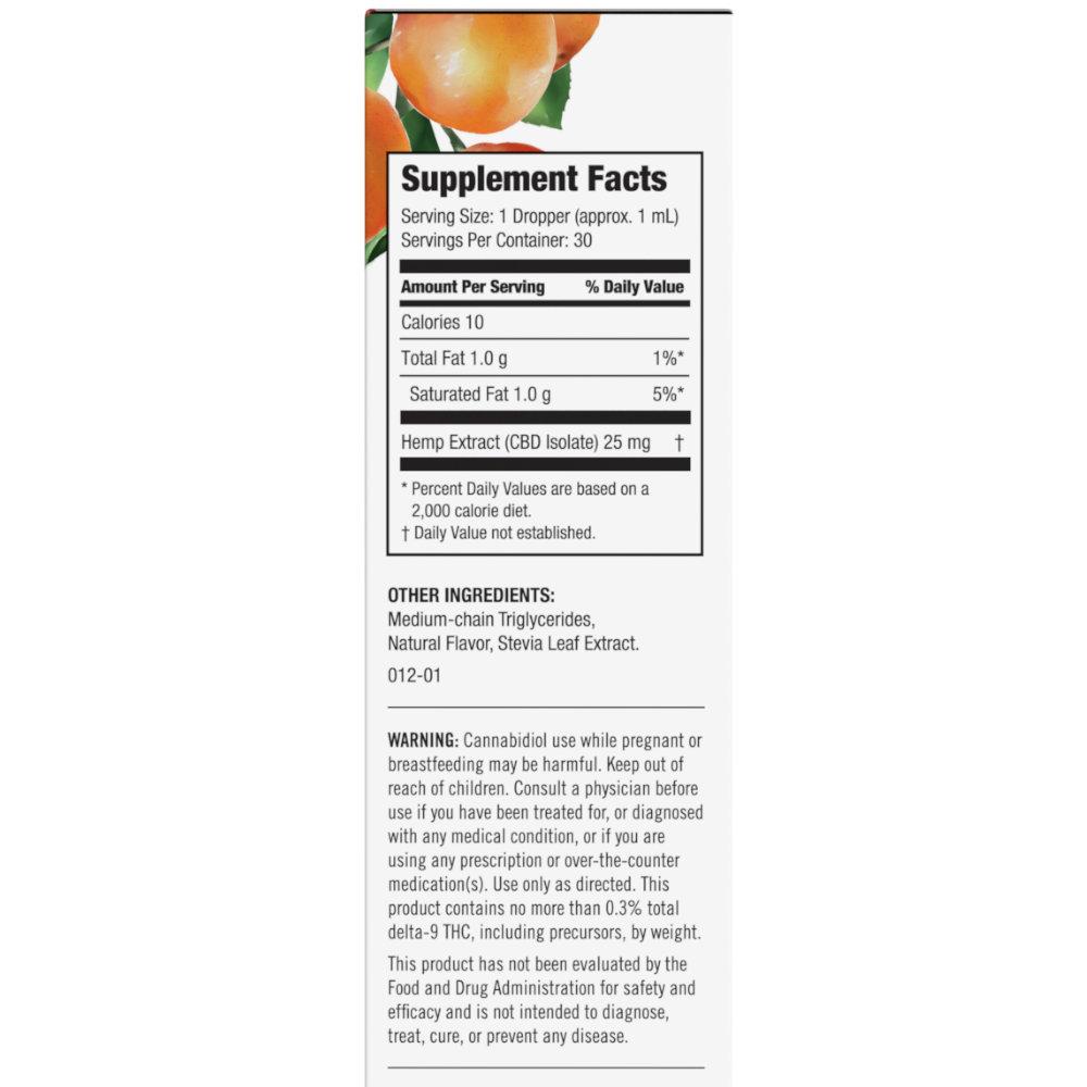 Martha Stewart CBD CBD Oil Drops Orange 750mg