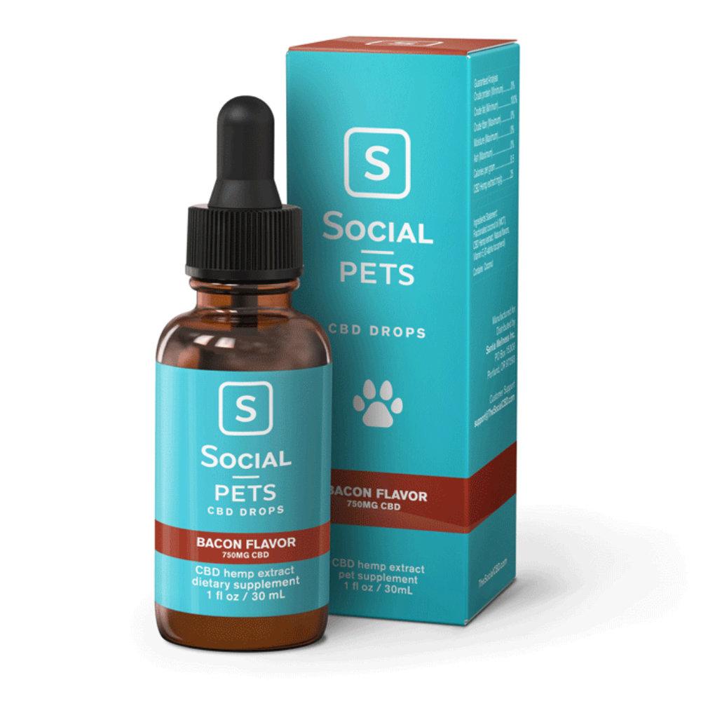 Social CBD CBD Pet CBD Bacon Drops