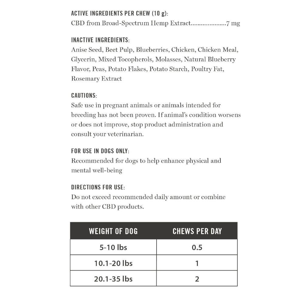 Martha Stewart CBD Wellness Baked Dog Chew S/M