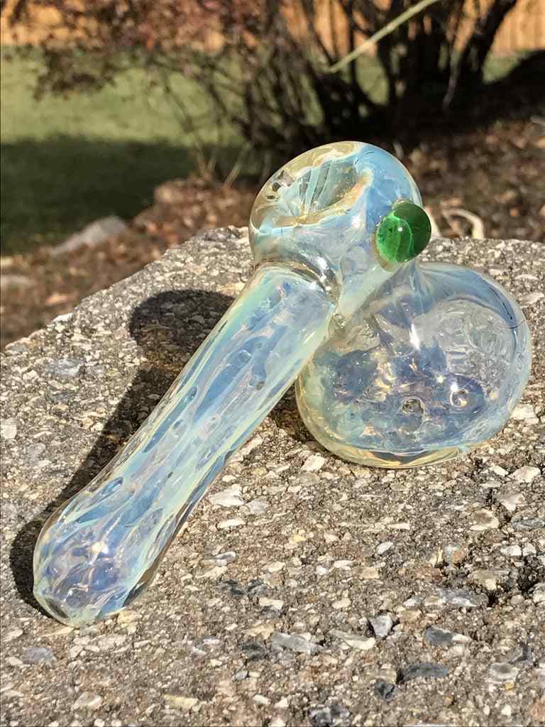 Fat Buddha Glass Color Changing Glass Hammer Bubbler