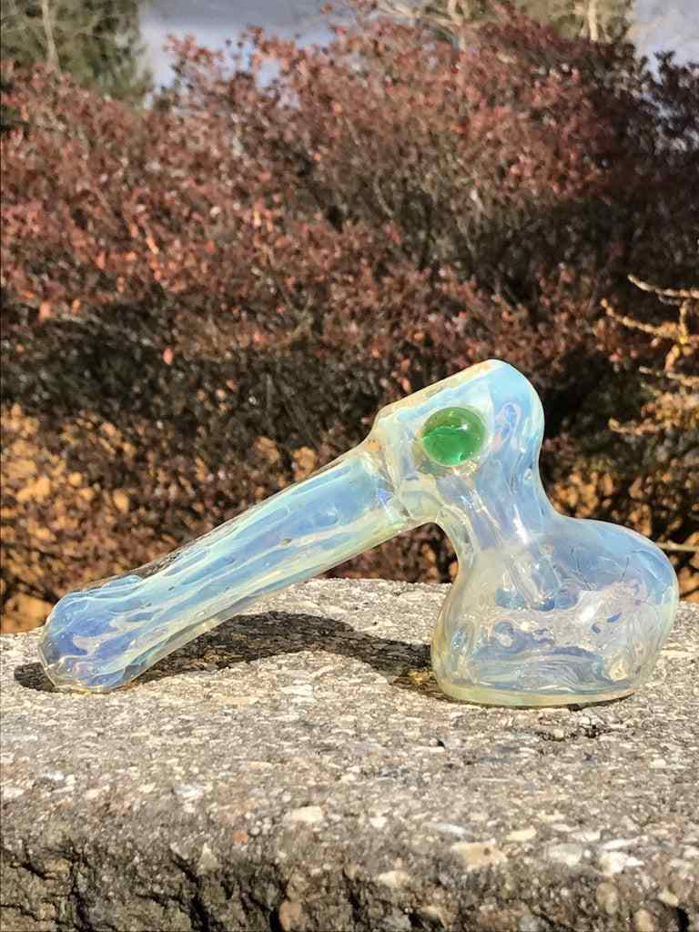 Fat Buddha Glass Color Changing Glass Hammer Bubbler