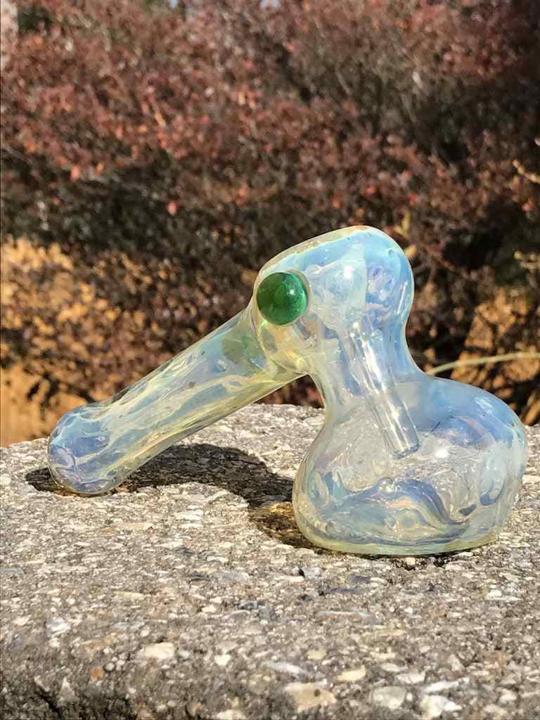 Fat Buddha Glass Color Changing Glass Hammer Bubbler