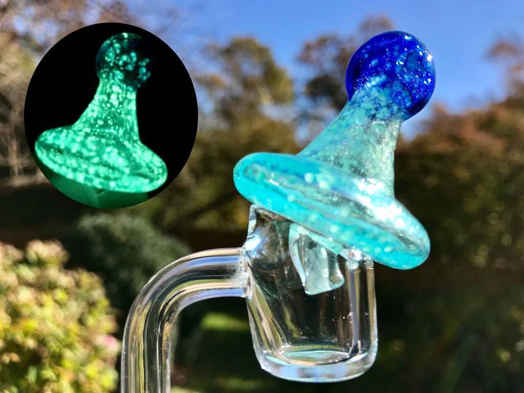 Fat Buddha Glass Glow in the Dark Carb Cap
