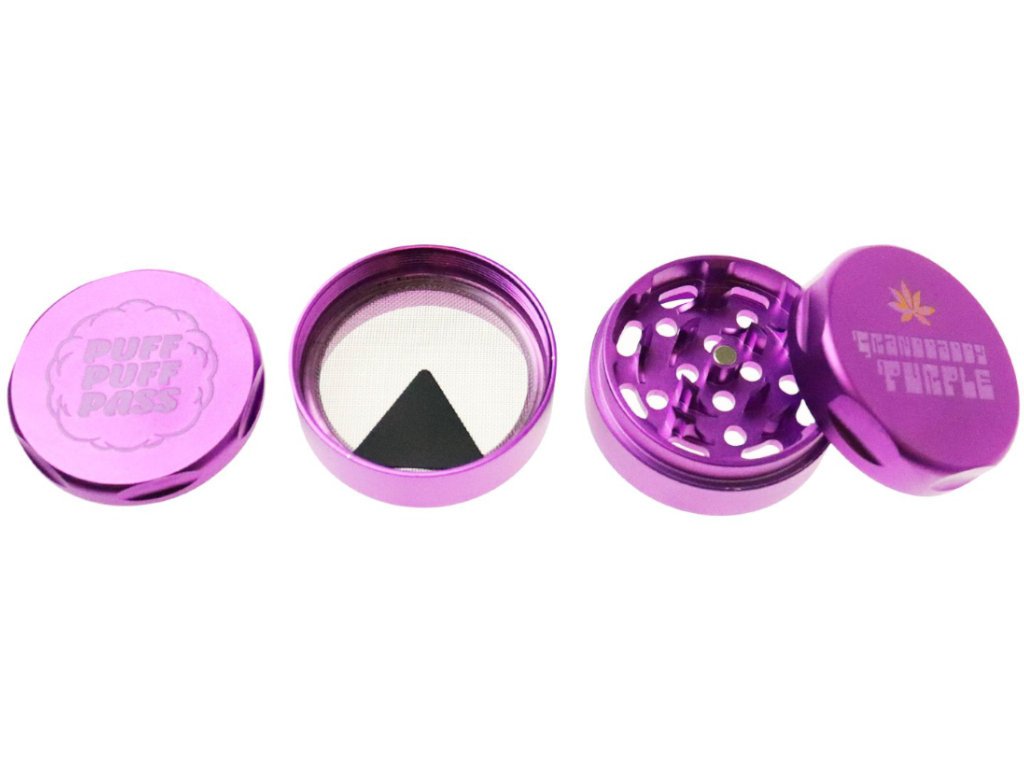 Granddaddy Purple Grinder Fat Buddha Glass